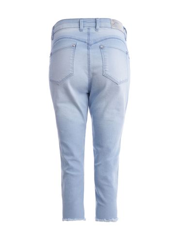 Calça Jeans Capri Bivik Feminina AZUL CLARO
