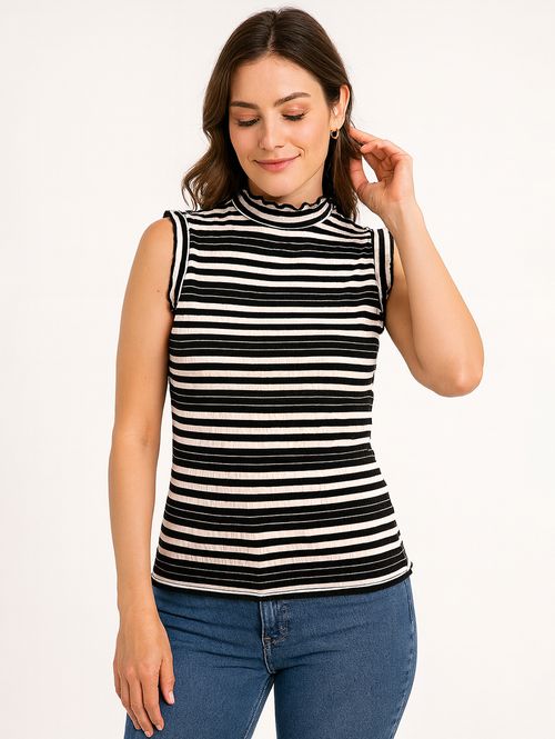 Blusa Regata Autentique Feminina PRETO