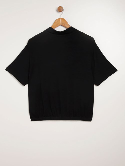 Camisa Manga Curta Autentique Plus  Feminina PRETO