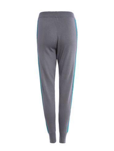 Calça Jogger Tricot Feminina Chumbo