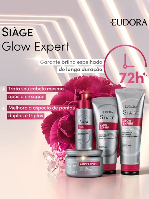 Kit Shampoo + Condicionador Glow Expert Siàge UNICO