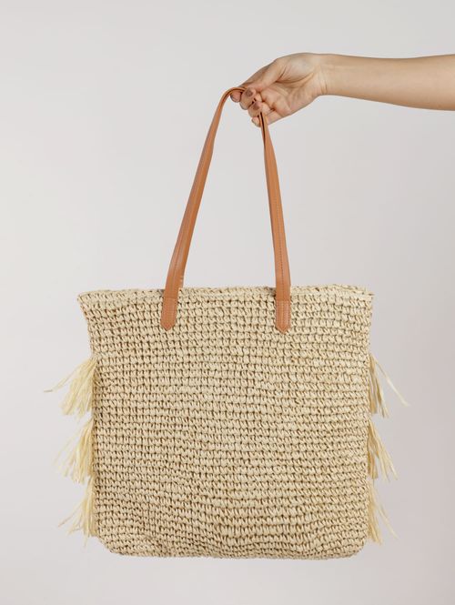 Bolsa de Praia Tote Feminina BEGE