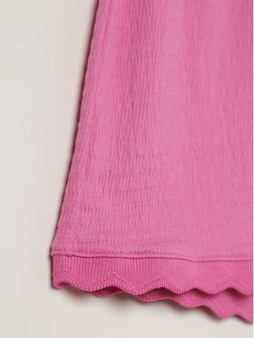 Short Texturizado Juvenil Para Menina - ROSA