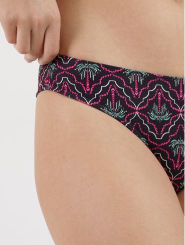 Biquíni Calcinha Fio Duplo Tradicional Feminino MULTICOLORIDO