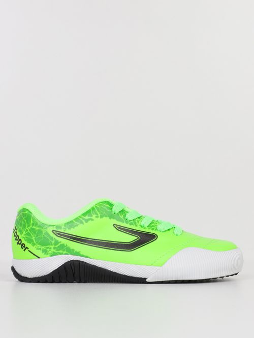 Chuteira Futsal Recreio III Topper Masculina VERDE/PRETO