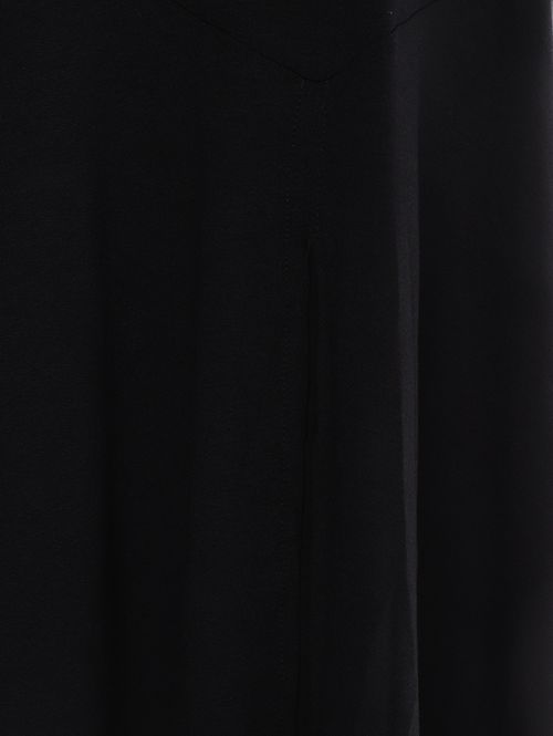 Vestido Crepe Com Fenda Cativa Feminino PRETO