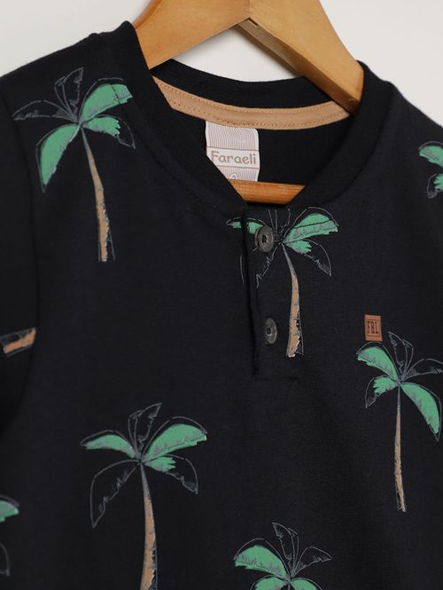 Camiseta Manga Curta Infantil Para Menino - PRETO