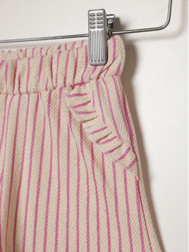 Short Moletinho Infantil Para Menina - ROSA