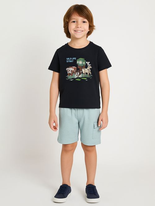 Conjunto Curto Infantil Para Menino - CHUMBO