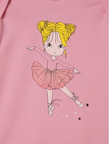 Body Com Babado Infantil Para Bebê - ROSA CLARO