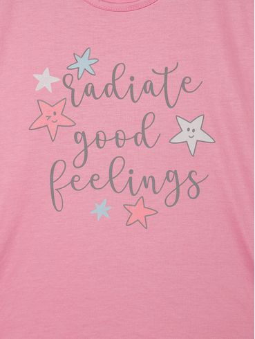 Pijama Curto Juvenil Para Menina - ROSA