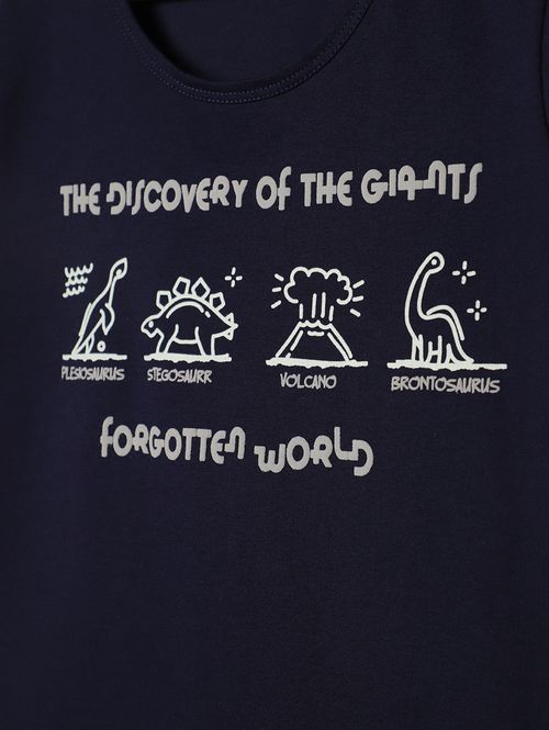 Pijama Curto Listrado Infantil Para Menino - MARINHO