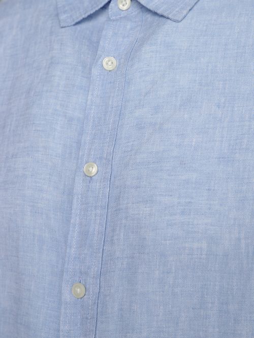 Camisa Linho Masculina AZUL