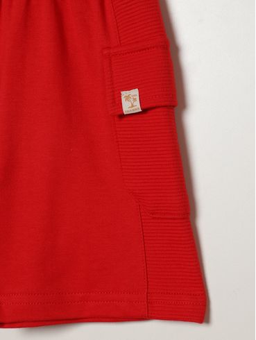 Bermuda Cargo Infantil Para Menino - VERMELHO