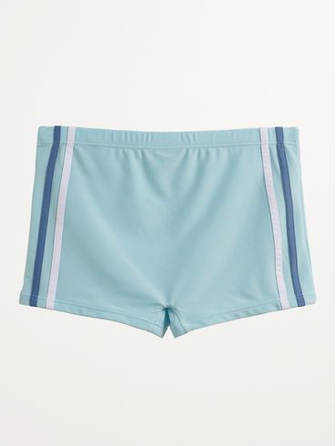 Sunga Boxer Lisa Com Listras Juvenil Para Menino - AZUL