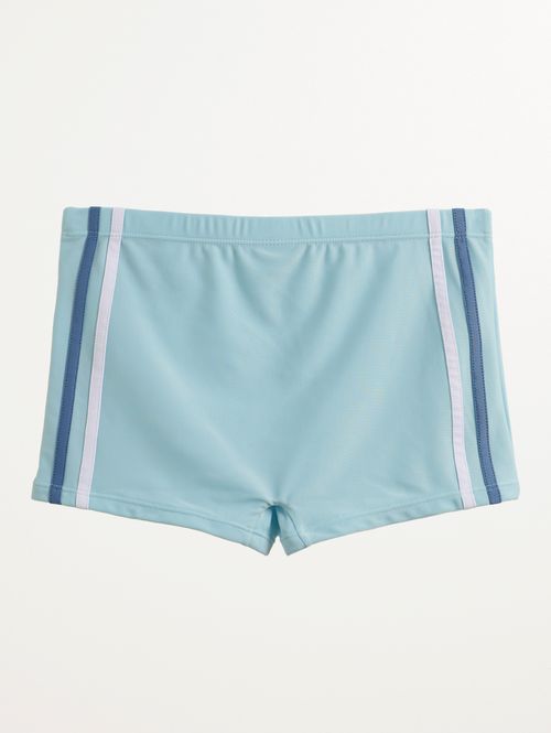 Sunga Boxer Lisa Com Listras Juvenil Para Menino - AZUL