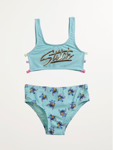 BiquÍni Stitch Infantil Para Menina - VERDE