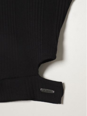 Blusa Regata Cropped Juvenil Para Menina- PRETO