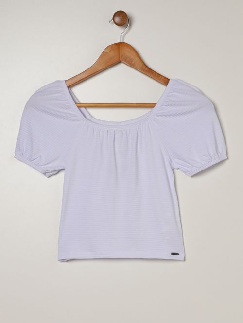 Blusa Ciganinha Juvenil Para Menina - BRANCO