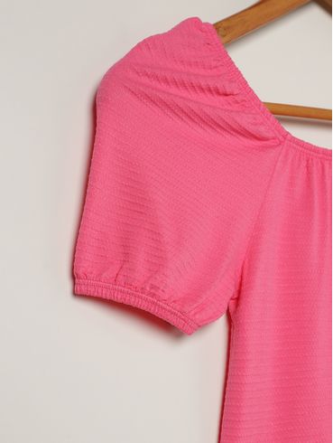 Blusa Ciganinha Juvenil Para Menina - ROSA