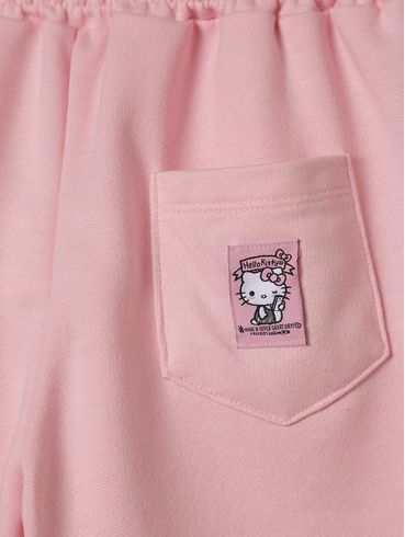 Short Moletinho Hello Kitty Juvenil Para Menina - ROSA