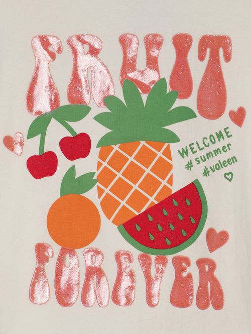 Conjunto Curto Infantil Para Menina - OFF WHITE