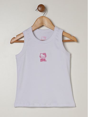 Blusa Hello Kitty Infantil Para Menina - BRANCO