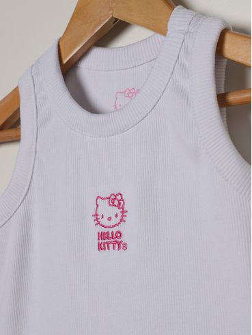 Blusa Hello Kitty Infantil Para Menina - BRANCO