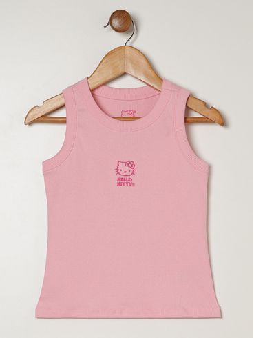 Blusa Hello Kitty Infantil Para Menina - ROSA CLARO