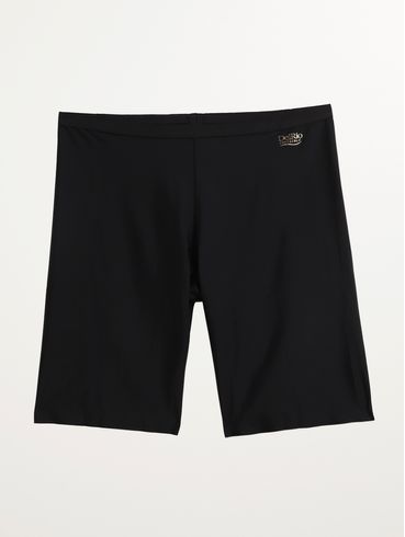 Bermuda Microfibra Acabamento a Laser Feminina PRETO