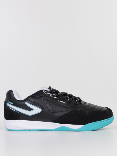 Chuteira Futsal  Dominator V Topper Masculina PRETO/VERDE