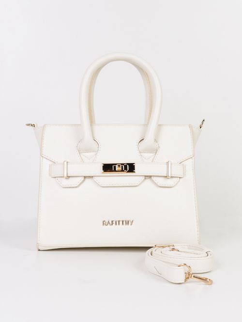 Bolsa Estruturada Rafitthy Feminina OFF WHITE