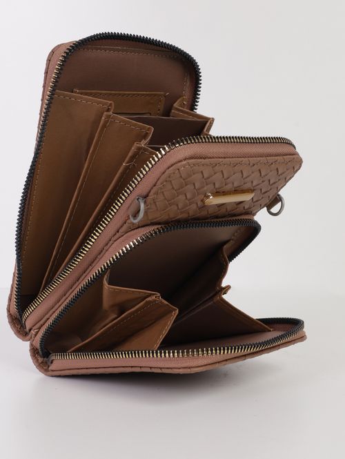 Bolsa Detalhe Tressê Feminina MARROM