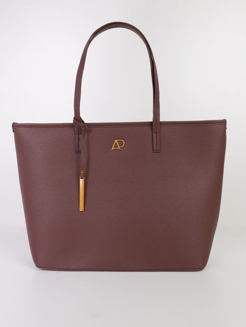 Bolsa Tote Minimalista Feminina MARROM