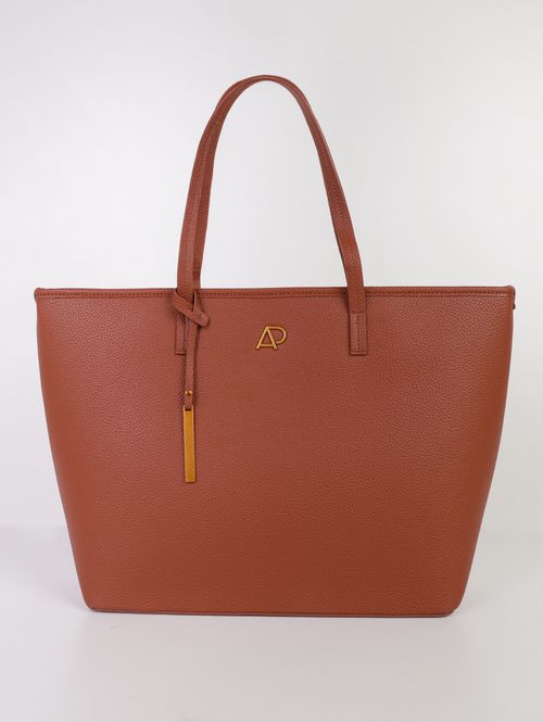 Bolsa Tote Minimalista Feminina CARAMELO