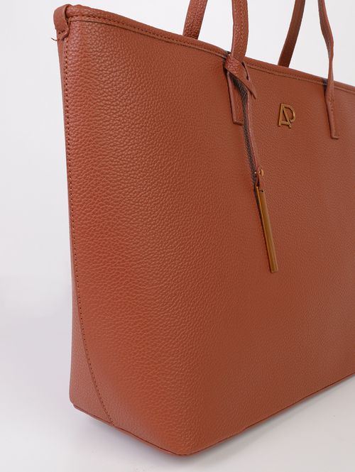 Bolsa Tote Minimalista Feminina CARAMELO