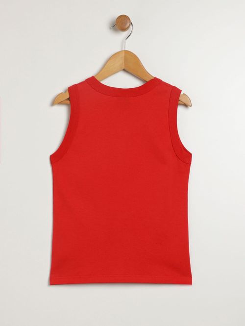 Camiseta Regata Mickey Mouse Infantil Para Menino- VERMELHO