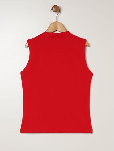 Camiseta Regata Spider Man Infantil Para Menino - VERMELHO