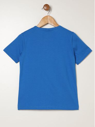 Camiseta Avengers Infantil Para Menino - AZUL