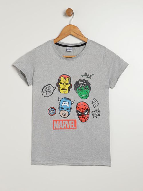 Pijama Avengers Juvenil Para Menino - CINZA