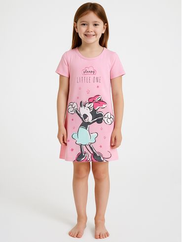 Camisola Minnie Infantil Para Menina - ROSA