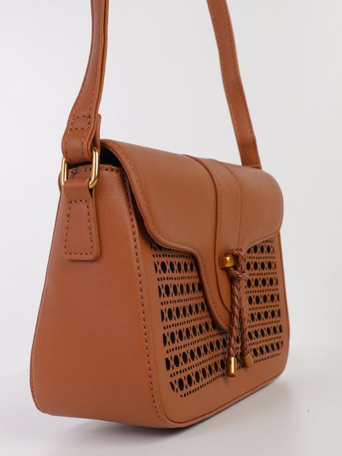 Bolsa Fechamento Feminina CARAMELO