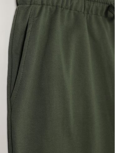 Bermuda Moletinho Plus Size Masculina VERDE