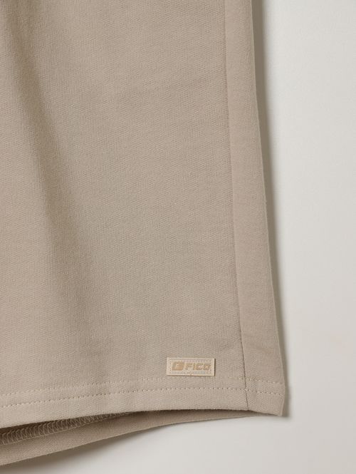 Bermuda Moletinho Plus Size Masculina BEGE