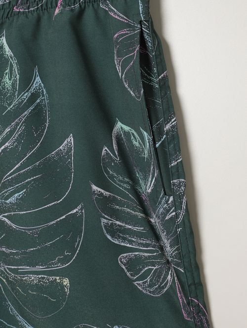 Calção Estampado Plus Size Masculino VERDE