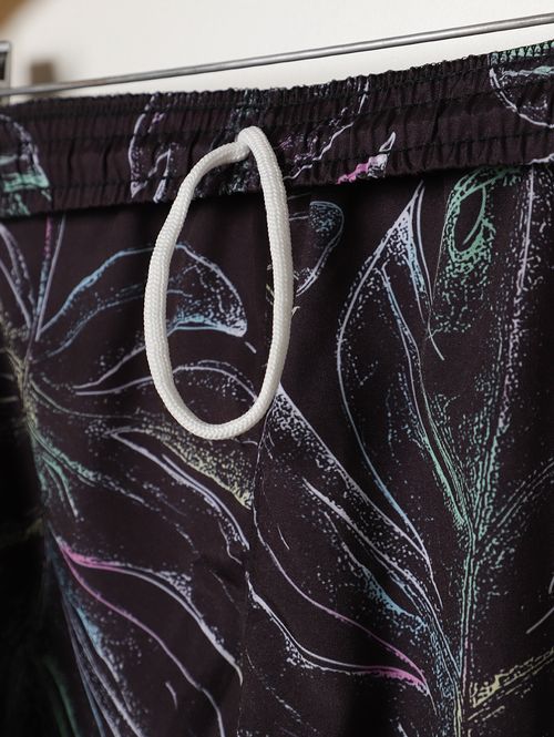 Calção Estampado Plus Size Masculino PRETO