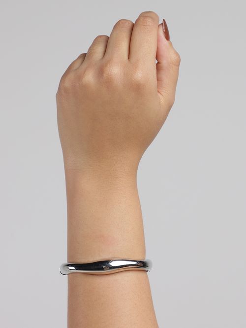 Bracelete Rígido Orgânico PRATA