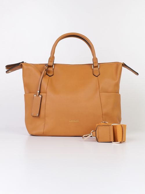 Bolsa Baú Bolso Lateral Feminina AMARELO