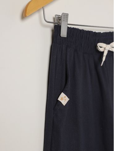 Bermuda Sarja Juvenil Para Menino - MARINHO