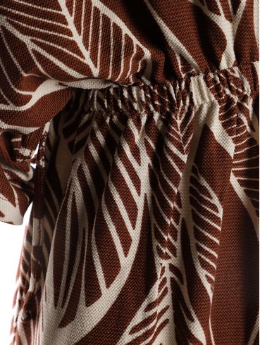 Vestido Midi Autentique Feminino MARROM